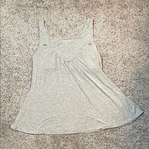 Soft‎ Surroundings Woman’s Gray Sleeveless Tank Size Medium